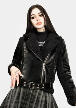 ORI1 Motley Oversized Biker Jacket Outerwear