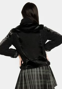 ORI1 Motley Oversized Biker Jacket Outerwear