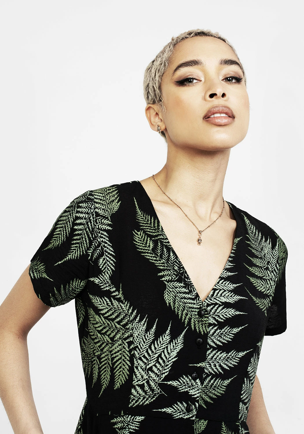 MET1 Bottoms Fern Relaxed Jumpsuit 5 MET1 Bottoms Fern Relaxed Jumpsuit