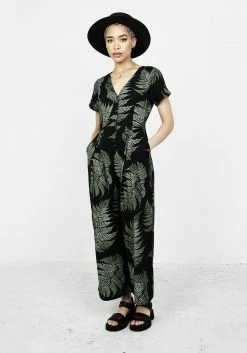 MET1 Bottoms Fern Relaxed Jumpsuit 16 MET1 Bottoms Fern Relaxed Jumpsuit