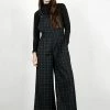MET1 Ava Wide Leg Dungarees Bottoms