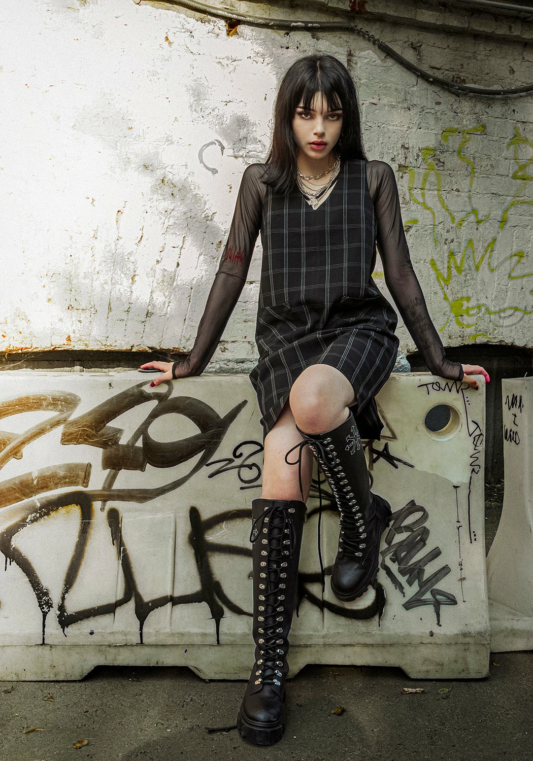 LVT1 Bonnie Pinafore Dress Dresses 9 LVT1 Bonnie Pinafore Dress Dresses