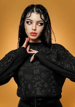 HIG1 Misrule Knit Jumper Tops