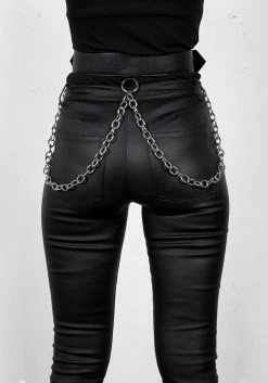 PIL1 Belts & Harnesses Damned Double Buckle Waist Belt