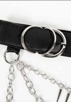 PIL1 Belts & Harnesses Damned Double Buckle Waist Belt