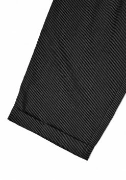 LVT1 Bottoms DANDY STRIPED TROUSERS WITH CHAIN