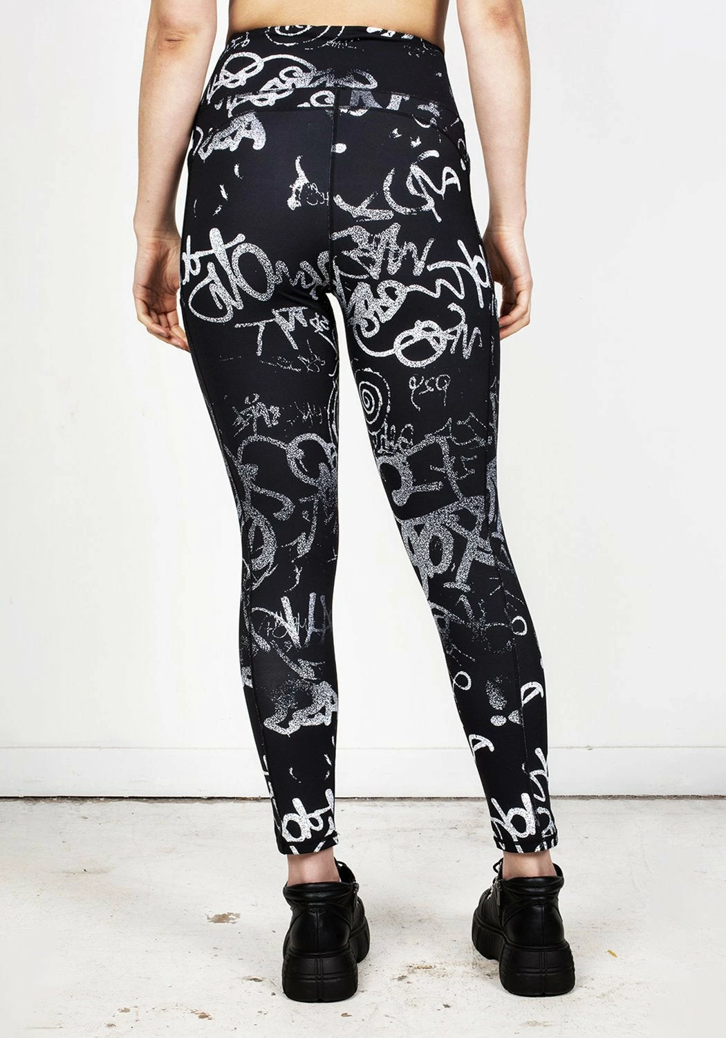DIF1 Graffiti Leggings Bottoms 6 DIF1 Graffiti Leggings Bottoms
