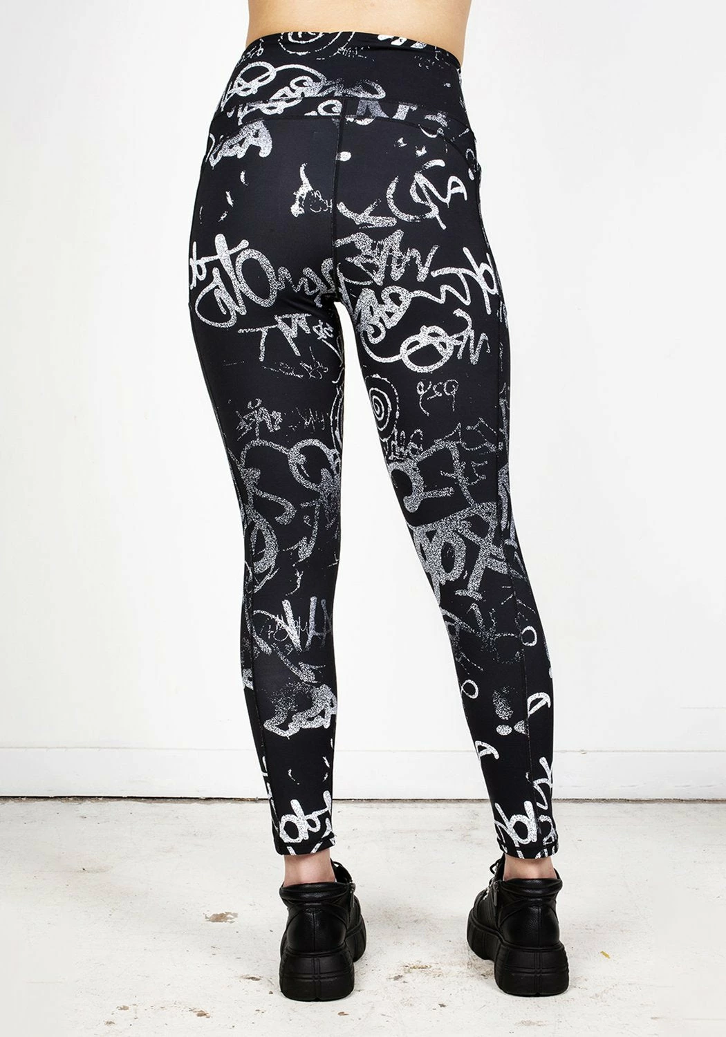 DIF1 Graffiti Leggings Bottoms 8 DIF1 Graffiti Leggings Bottoms