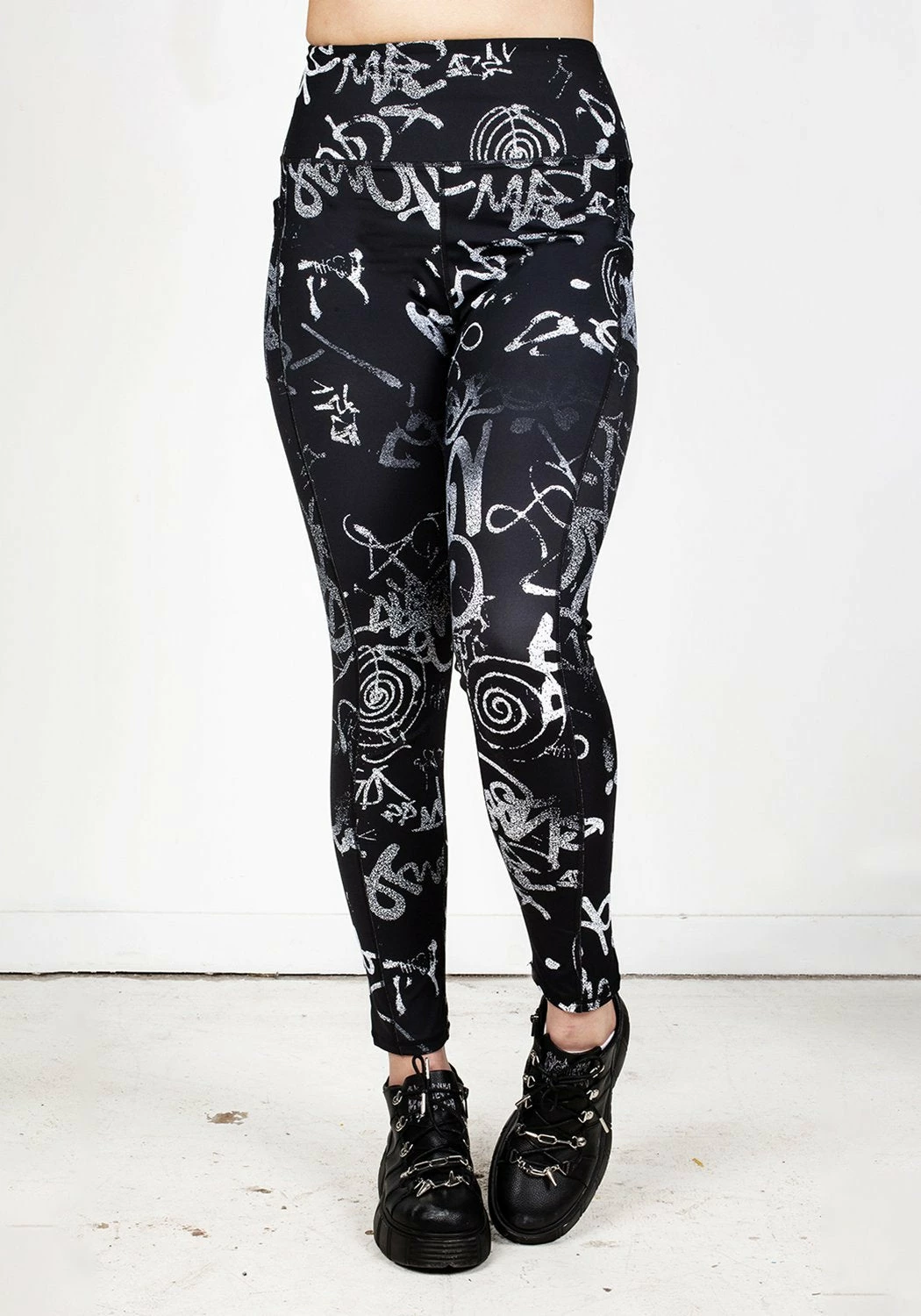 DIF1 Graffiti Leggings Bottoms 9 DIF1 Graffiti Leggings Bottoms