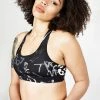 DIF1 Tops Graffiti Sports Bra
