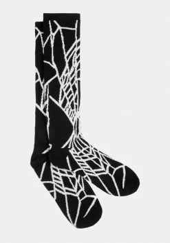 HAI1 Accessories SPIDER WEB LONG SOCKS
