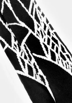 HAI1 Accessories SPIDER WEB LONG SOCKS