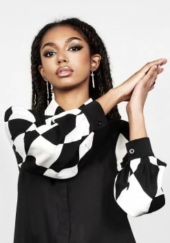 LVT1 RAGBAG BALLOON SLEEVE SHIRT AfterDark Academia