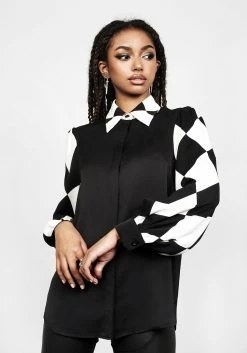 LVT1 RAGBAG BALLOON SLEEVE SHIRT AfterDark Academia