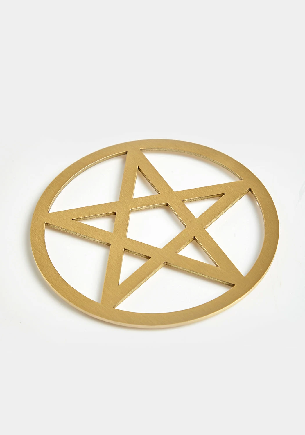 KEO1 Lifestyle PENTAGRAM BRASS COASTER