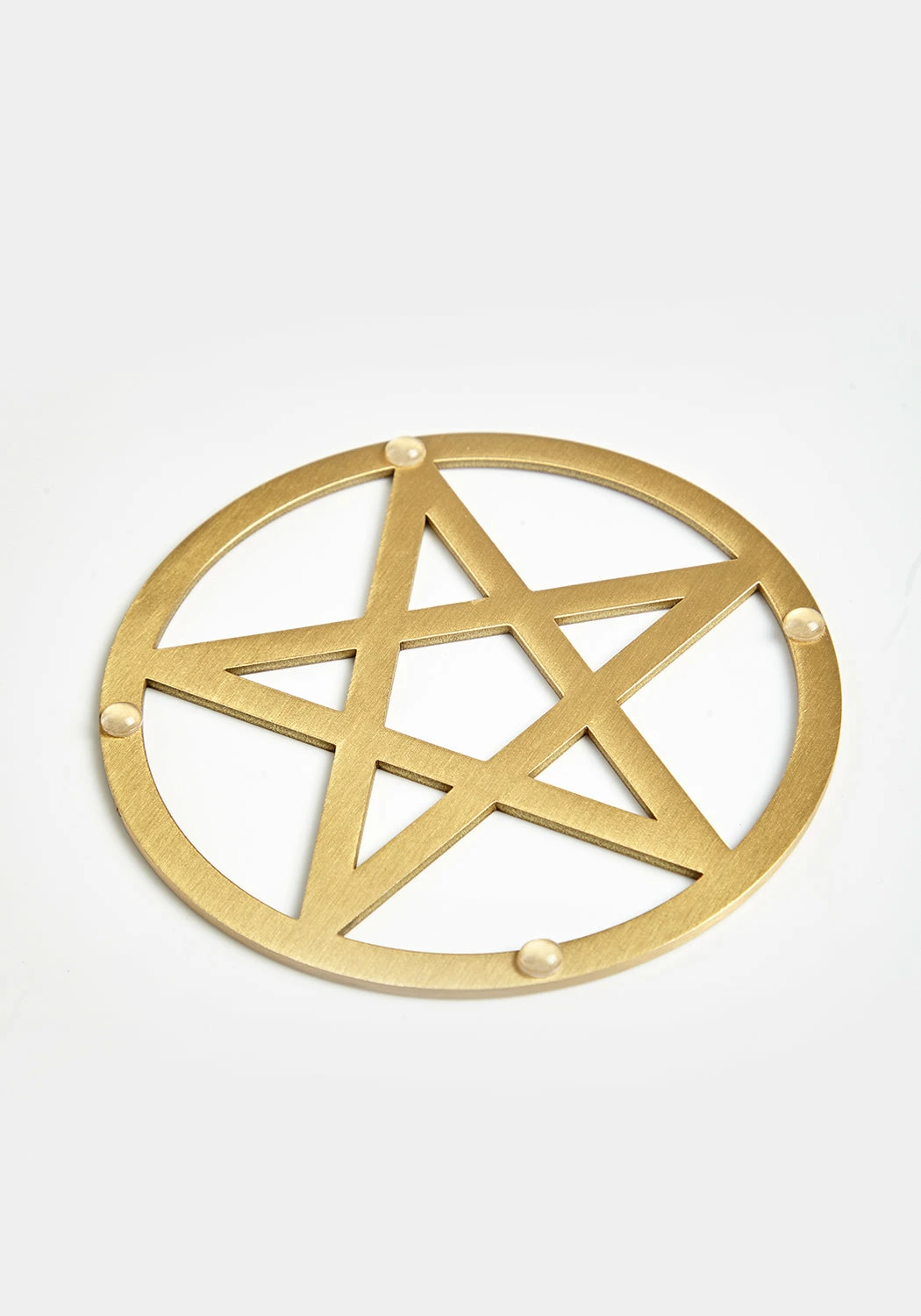 KEO1 Lifestyle PENTAGRAM BRASS COASTER