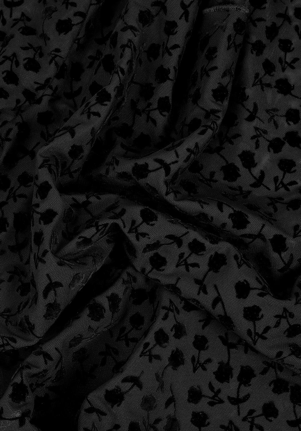 MET1 LOVESPELL FLOCKED MESH MIDI SKIRT 8 MET1 LOVESPELL FLOCKED MESH MIDI SKIRT