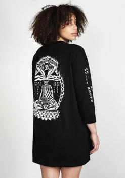 DMT1 Meditate Tee Dress Tops