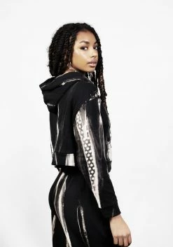 MET1 SOLITUDE TIE DYE HOODY Tops