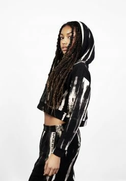 MET1 SOLITUDE TIE DYE HOODY Tops