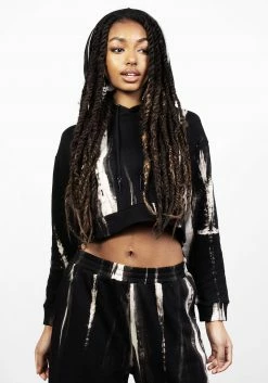 MET1 SOLITUDE TIE DYE HOODY Tops