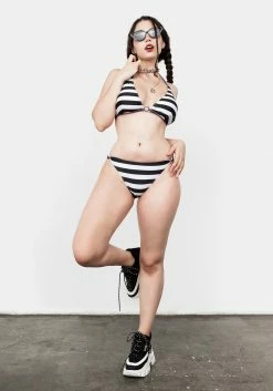 DIF1 PARALLEL LINES TRIANGLE SWIM BRIEFS