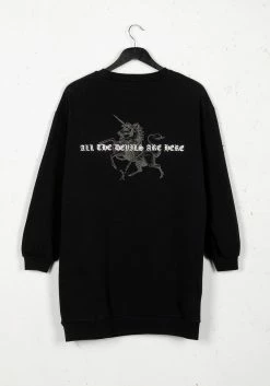 DMT1 Tops Hell Is Empty Sweater Dress