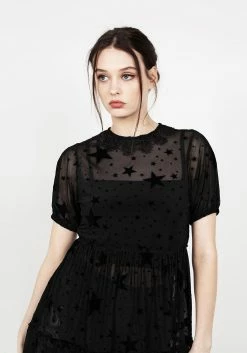 MET1 ORION SHEER DRESS Dresses