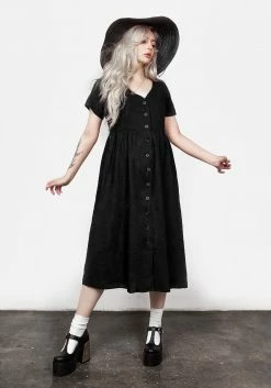MET1 Dresses Rowan Linen Button Up Midi Dress