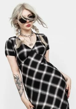 MET1 SINGLES BIAS CUT MIDI DRESS