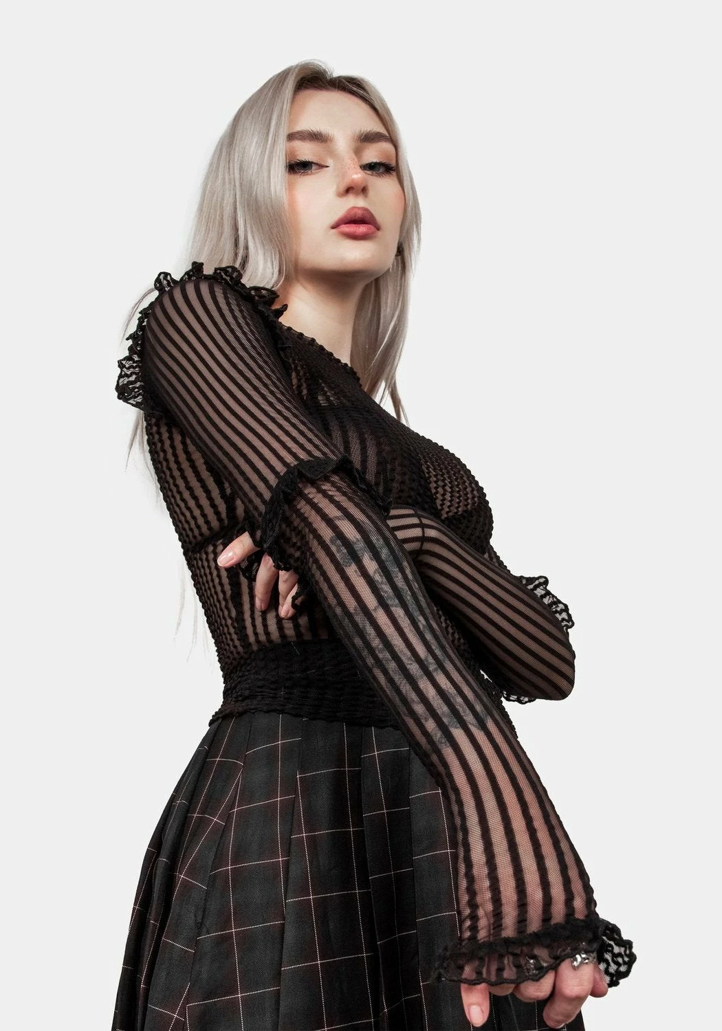 MET1 Mourning Ruffle Top 7 MET1 Mourning Ruffle Top