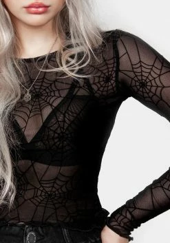 MET1 Tops Venom Mesh Crop