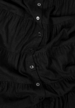 MET1 Dresses Shade Tiered Maxi Linen Dress