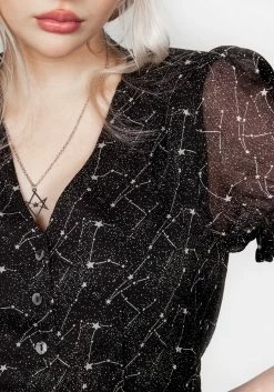 MET1 Spectral Button Up Dress