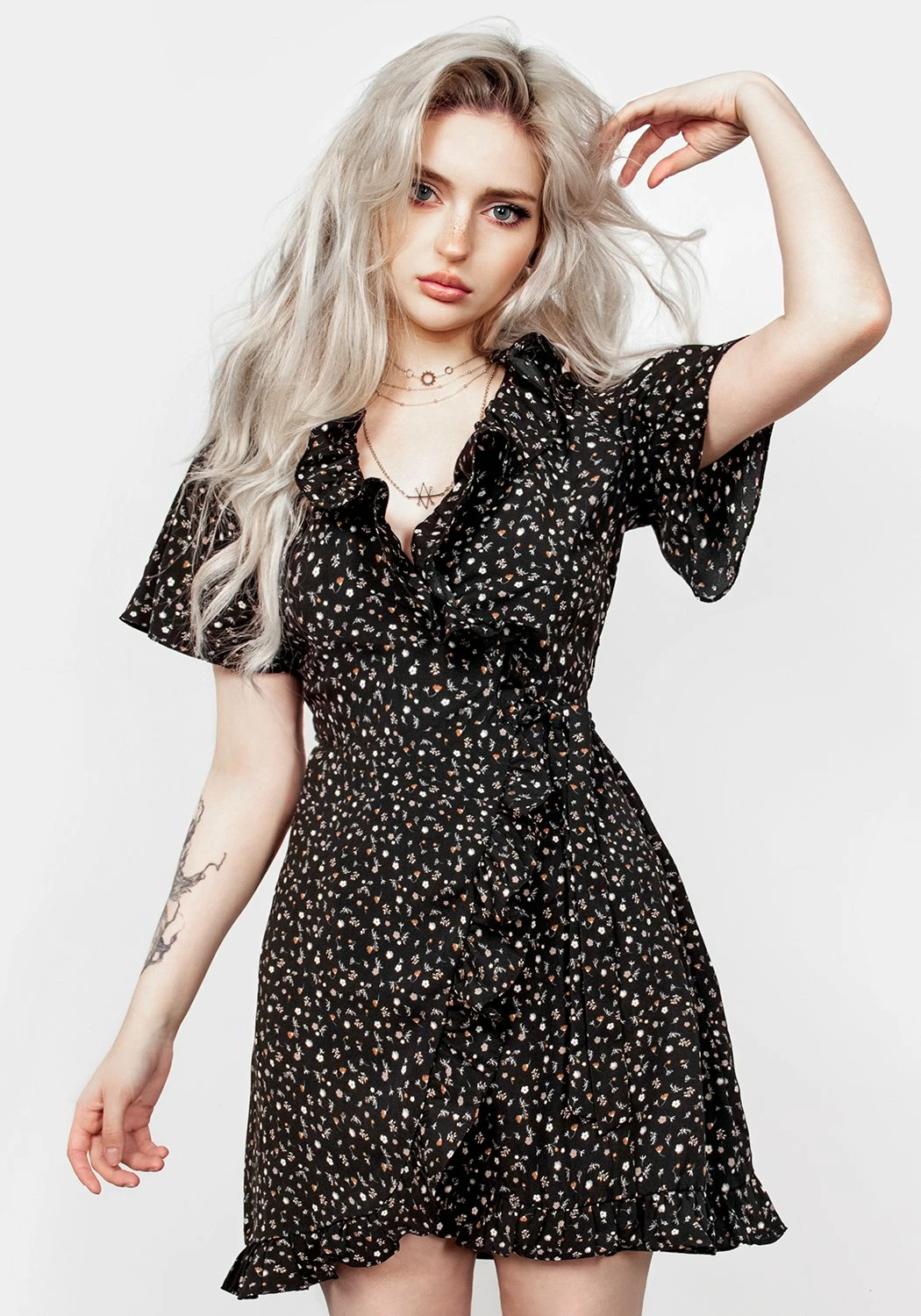 MET1 Dresses Moonseed Wrap Ruffle Dress 3 MET1 Dresses Moonseed Wrap Ruffle Dress