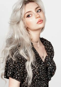 MET1 Dresses Moonseed Wrap Ruffle Dress