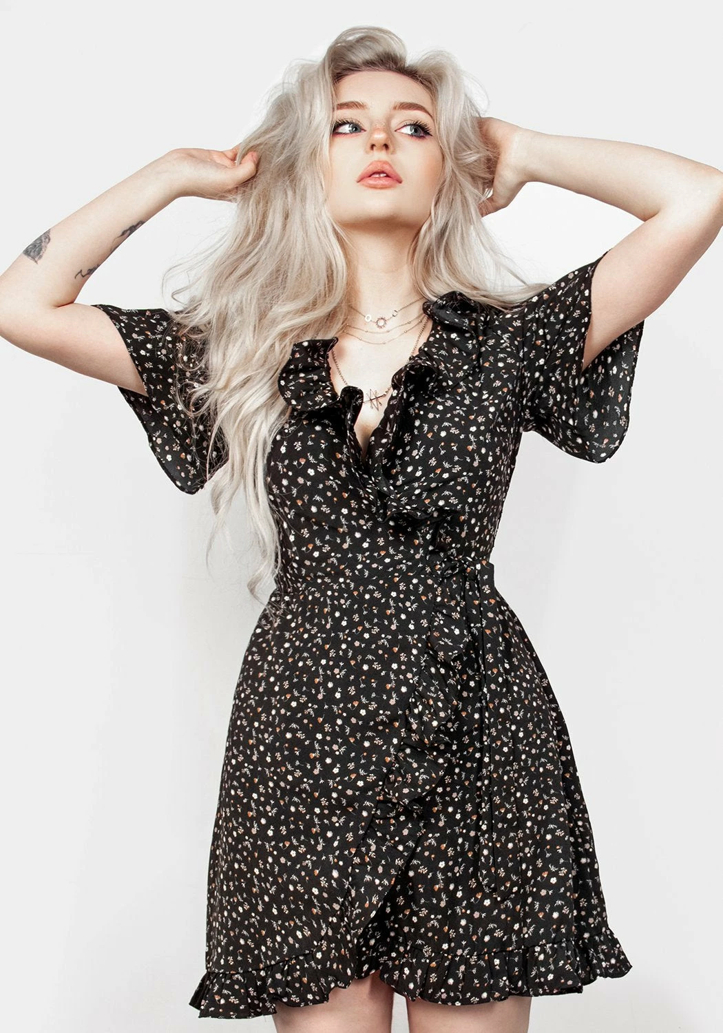 MET1 Dresses Moonseed Wrap Ruffle Dress 7 MET1 Dresses Moonseed Wrap Ruffle Dress