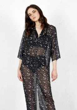 MET1 Dresses Cosmos Sheer Kaftan Dress