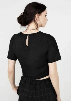 MET1 Broderie Boxy Fit Tee Tops 14 MET1 Broderie Boxy Fit Tee Tops