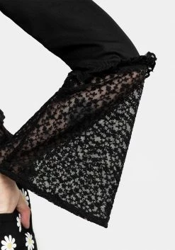 MET1 FREYA FLUTE SLEEVE TOP Tops