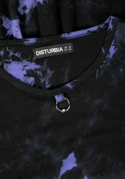 MET1 Purple Rain Midi Skater Dress