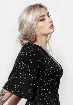 MET1 Dresses Celestial Midi Kimono Dress 13 MET1 Dresses Celestial Midi Kimono Dress