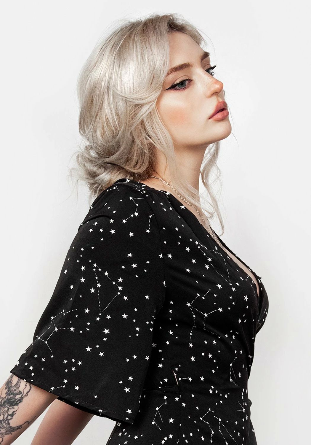 MET1 Dresses Celestial Midi Kimono Dress 6 MET1 Dresses Celestial Midi Kimono Dress