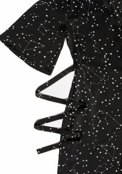 MET1 Dresses Celestial Midi Kimono Dress 17 MET1 Dresses Celestial Midi Kimono Dress