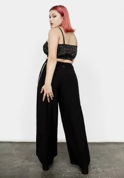 MET1 Tops Spectral Ruched Crop Top