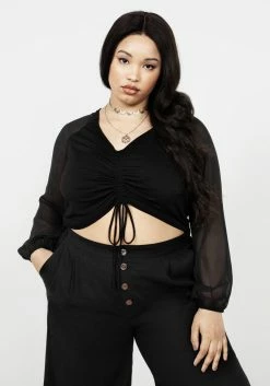 MET1 Mildred Flowy Crop Trousers Bottoms