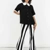 MET1 Afterlife Stripe Jersey Flares 1 MET1 Afterlife Stripe Jersey Flares