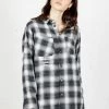 MET1 Tops Escape Plaid Shirt