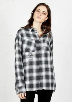 MET1 Tops Escape Plaid Shirt