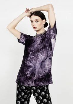 MET1 PURPLE HAZE OVERSIZED TEE Tops